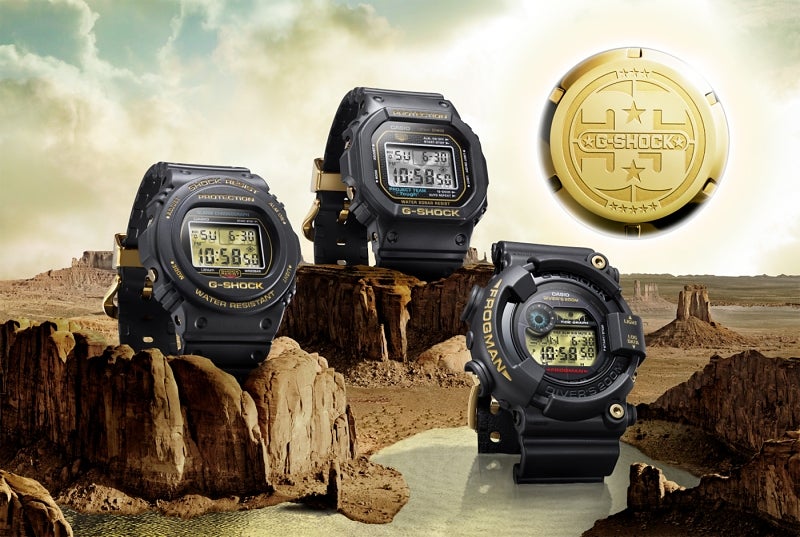 CASIO G-SHOCK 腕時計３５周年記念 ゴールドトルネード - 腕時計(アナログ)