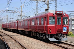 近鉄田原本線、開業100周年の復刻塗装列車 - 820系の塗装色を再現