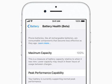 iPhone Battery Health (Beta)