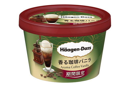ハーゲンダッツミニカップ「香る珈琲バニラ」(税別272円)