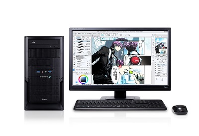 Iiyama Pc 漫画やイラストのビギナー向けデスクトップpc マイナビニュース