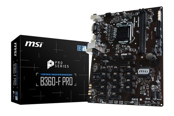 MSI B360-F PRO Intel マザーボード　マイニング用