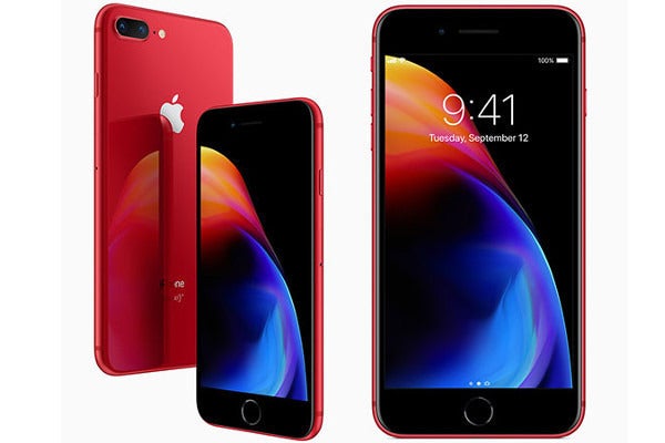 ドコモ、au、ソフトバンクが真っ赤なiPhone 8「(PRODUCT)RED」を販売 