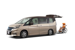 日産「セレナ e-POWER」の福祉車両などを「バリアフリー2018」を出展