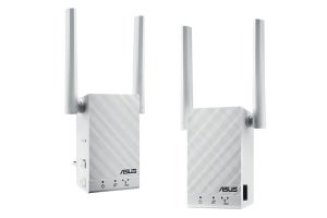 ASUS、デュアルバンド接続で高速通信が可能な無線LAN中継器