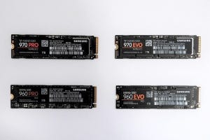 さらに進化したNVMe対応の超高速SSD「Samsung SSD 970 PRO・EVO」を検証