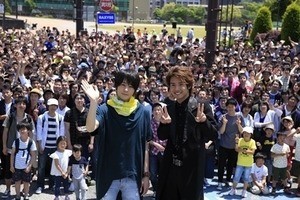 『仮面ライダービルド』映画でシリーズ史上最大規模3000人ロケを北九州で実施