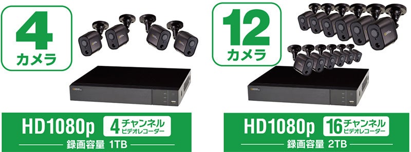 カメラ4台付きの監視カメラが29,800円、コストコ限定で販売 | マイナビ