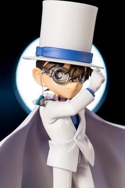 名探偵コナン より江戸川コナンが怪盗キッド衣装でフィギュア化 マイナビニュース