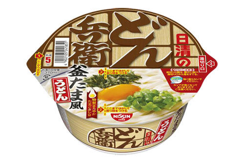 「日清のどん兵衛 釜たま風うどん」(税別180円)