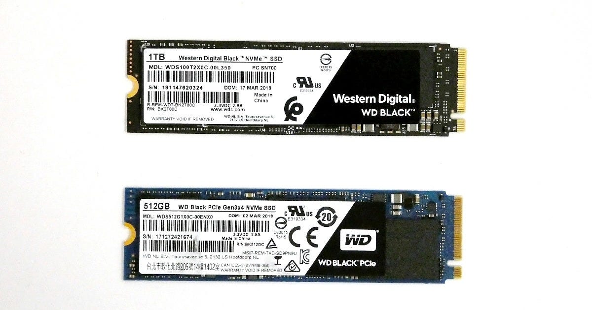 期待の超高速SSD、ウエスタンデジタル「WD Black NVMe SSD」を検証