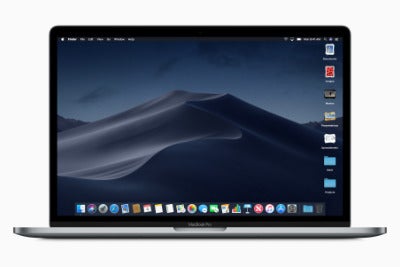 ダークモードの「macOS Mojave」