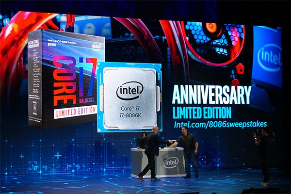 Intel、8086誕生40周年を記念した限定CPU「Intel Core i7-8086K