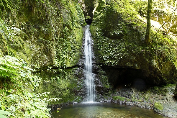 御岳山の七代の滝の画像
