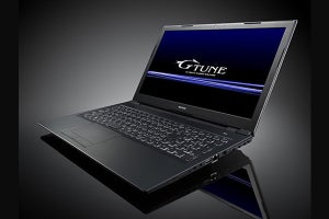 G-Tune、デスクトップ向け第8世代Core搭載で約10万円のゲーミングノートPC