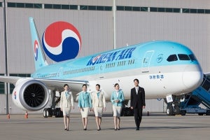 大韓航空、成田・関空ベースの客室乗務員募集--契約制で30人程度