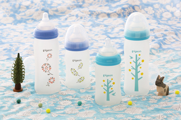 ピジョン 母乳実感 に新商品 シリコンコーティングした癒し系哺乳びん マイナビニュース
