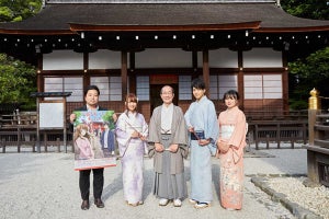 『京都寺町三条のホームズ』、富田美憂と石川界人が下鴨神社でヒット祈願