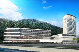 熱海後楽園ホテル一帯を再開発--「ATAMI BAY RESORT KORAKUEN」開業へ