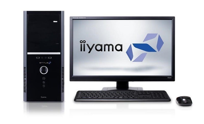 iiyama PC、Ryzen 7 2700搭載でツインドライブ構成のミドルタワーPC