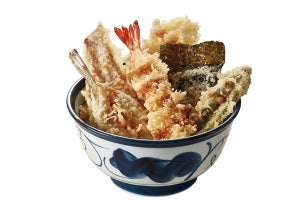 てんや、「煮穴子・めごちの海鮮天丼」「華味鳥天丼」を発売