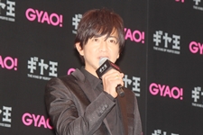 「GYAO!」新CM「KING OG 無料動画『ギヤ王』」発表会に出席した木村拓哉
