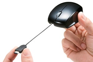 サンワサプライ、USB Type-Cコネクタを備える巻き取りケーブル式有線マウス