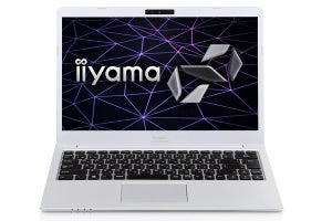 iiyama PC、4コア8スレッドの省電力CPUを載せた14型フルHDノートPC
