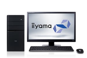 iiyama PC、Core i7-8700とGeForce GTX 1060搭載のミニタワーPC