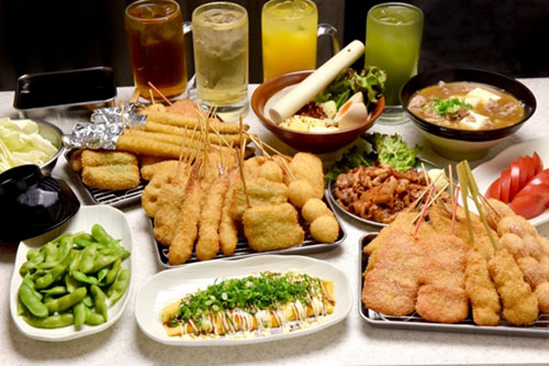 「ほぼ全品食べ放題コース」「串カツ食べ放題コース」がスタート