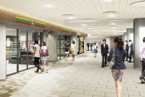 小田急・セブン-イレブン提携1号店、新宿駅西口地下に10/1オープン