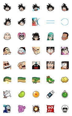 ドラゴンボール 少年期の悟空らがline絵文字に アクマイト光線も再現可能 マイナビニュース