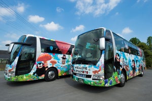 JR九州、肥後大津～阿蘇間に「くまモン」バス - 日数限定で運行へ