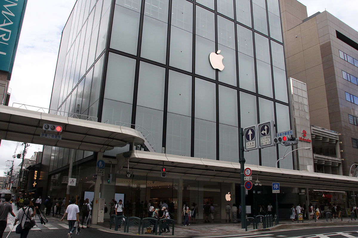 Apple 京都、8月25日10時のオープンを前にプレス向け内覧会を実施 