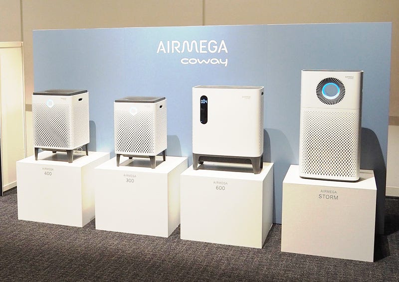 フィルターにこだわったコーウェイの空気清浄機「AIRMEGA」が日本上陸 