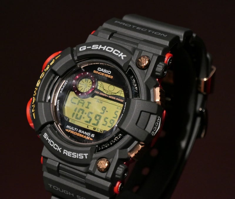 カシオ フロッグマン 35周年記念 GWF-1035F マグマオーシャン - 腕時計 ...