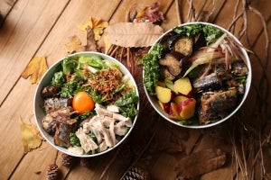 恵比寿などで、サンマや秋ナス使用の「食事系秋サラダ」が堪能できる!