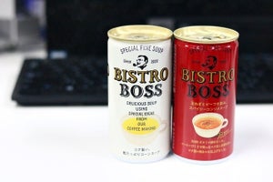 コーヒーじゃない「BOSS」の新商品「ビストロボス」は、仕事のお供に最適