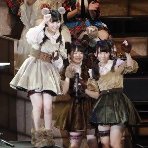 HKT48田中美久ら熊本三銃士のクマ衣装に「かわいすぎる」と会場メロメロ