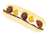 「soyクリームのコッペパン(マロン)」(税込320円)