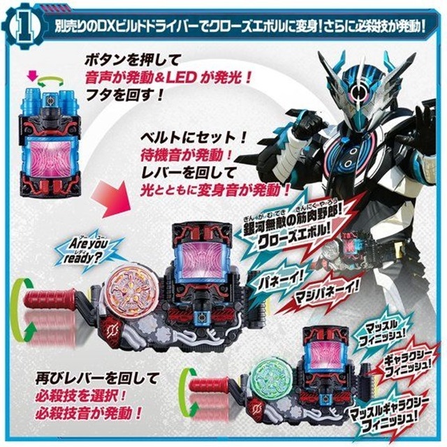 仮面ライダークローズ』新フルボトルで