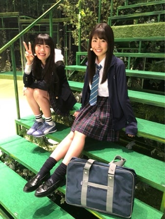 ももクロ佐々木彩夏 高城れにの制服2ショットにファン悶絶 マイナビニュース