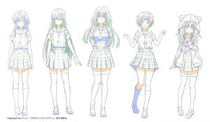TVアニメ『八月のシンデレラナイン』、キャスト&キャラクターデザイン第1弾