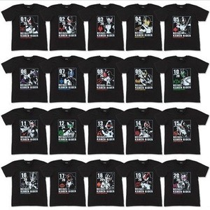 平成仮面ライダーが勢ぞろい! 完全撮り下ろし新ポスタービジュアルがTシャツに