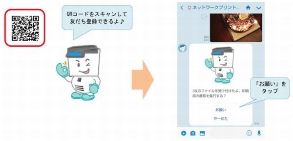 シャープ Lineに写真を送信してコンビニで印刷するサービス Tech