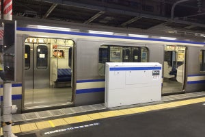 JR東日本、総武快速線新小岩駅ホームドアは12/8初列車から使用開始