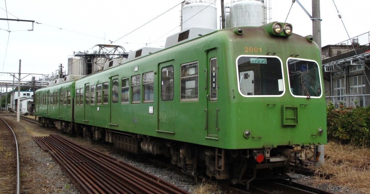 銚子電気鉄道、元京王2010系「グリーン車」塗装が間もなく終了へ 