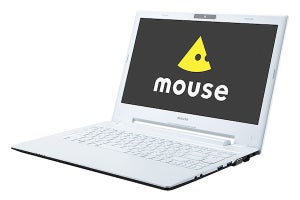マウス、税込約5万円からの13.3型ノートPC「m-Book J321」