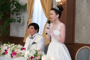 永野芽郁、ドランク塚地と結婚!? 『LIFE!』でウエディングドレス姿披露