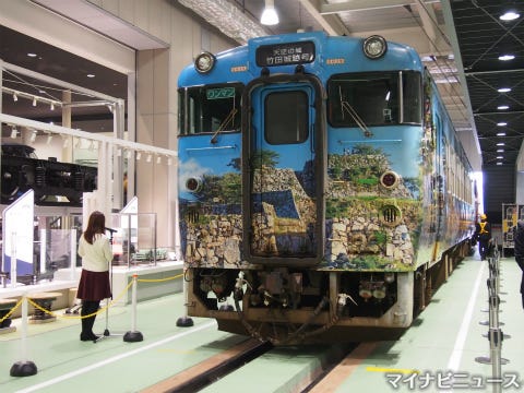 京都鉄道博物館 天空の城 竹田城跡号 入線 自治体とタイアップ マイナビニュース